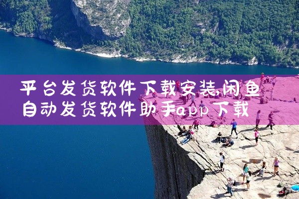 平台发货软件下载安装